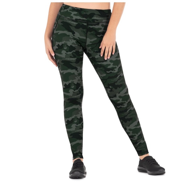 ATHLETIC WORKS Womens Leggings Size Medium 8-10 Camouflage NWOT - Picture 1 of 8